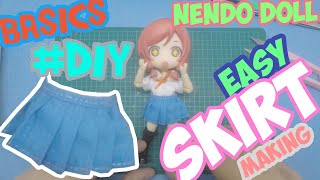 Nendoroid Doll Skirt making tutorial [ BASICS ]