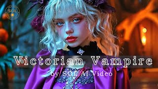 Coquettish Victorian Vampire -AI film