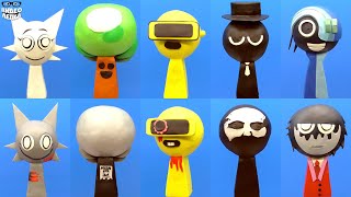 Лепим СПРУНКИ Incredibox Sprunki 🌳 Часть 3 Видео Лепка