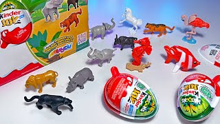 Sea Animals & Wild Animals - Lion, Rhino, Elephant, Horse, Tiger, Fish, Black Panther, Seahorse