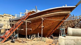 Handmade Wooden Ships Manufacturing in Pakistan | Amazing Handmade Wooden Build Large Ships