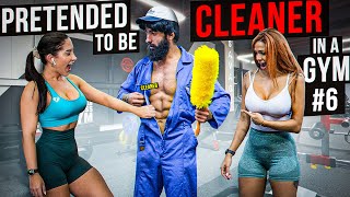 CRAZY CLEANER shocks GIRLS in a GYM prank #6 | Aesthetics in Public