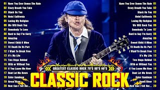 Aerosmith, Nirvana, ACDC, Queen, Bon Jovi, Scorpions, Guns N Roses🔥Best Classic Rock Of 70s 80s 90s