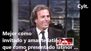 Julio Iglesias. Mejor como amante latino que como presentador latino ...