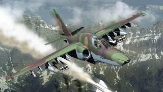 DCS WORLD  1.5 open beta  сетевая игра, Су-25T обнаружение и атака ЗРК противника