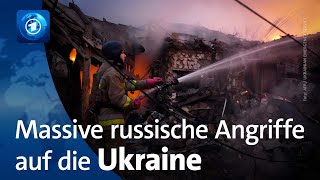 Krieg gegen die Ukraine: Massive russische Angriffe auf Energieinfrastruktur