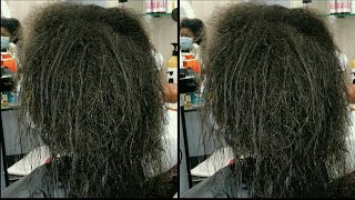 Jaw Dropping Transformation On Extremely Damaged Finer Textured Hair, She Walked Out On Cloud 9