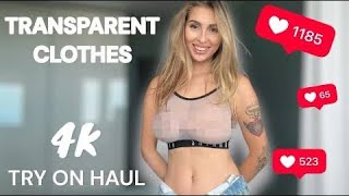 See-Through Try On Haul | Transparent Lingerie and Clothes | Try-On Haul At The Mall 2024