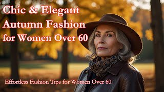 Chic & Elegant Autumn Fashion for Women Over 60