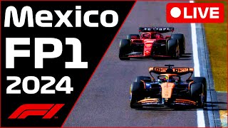 🔴F1 LIVE - Mexico GP FP1 - Commentary + Live Timing