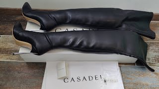 Unboxing video - Casadei Blade overknee boots