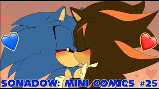 The Practice Kiss 😘 | Sonadow mini comic dubs #25