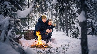 Magical Christmas in a Cabin in the Forests of Sweden