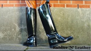 Dehner Motorcycle Dress Patrol Boots (Wayfarer Leather)