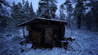 Такой рыбалки я не помню,дикий жор окуня. Озеро в опасности. Живу один в старой избе. Первый лёд.