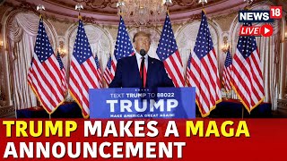 LIVE | Trump Latest News | Donald Trump's Big Announcement | US Elections 2024 Latest News | N18G