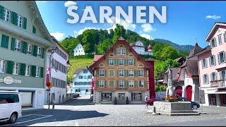 Sarnen Switzerland | Walking Tour 4K HDR Dolby Vision