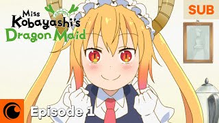 Miss Kobayashi's Dragon Maid Episode 1 | The Strongest Maid in History, Tohru!