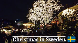 Christmas in Gothenburg, Sweden | Jul på Liseberg 2022 ✨ (4K, 60 fps) Walking Tour