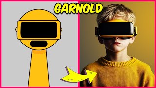 INCREDIBOX SPRUNKI Characters as HUMANS 🤑😎 + 🔊Guess The Incredibox Sprunki Characters by their VOICE