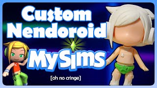 Making a CUSTOM NENDOROID | MySims - DJ Candy