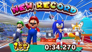 GETTING GOLD MEDALS IN EACH EVENT IN MARIO AND SONIC AT THE LONDON OLYMPIC GAMES!