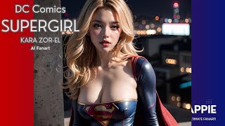 AI Cosplay Supergirl Kara Zor-El, DC Comics Fanart, AI ART LOOKBOOK , スーパーガール Fan Art コスプレ, 二創