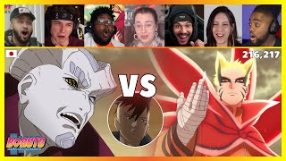 Naruto Baryon Mode vs Isshiki 🔥 | Reaction Mashup  [Boruto 216,217 ]  ボルト