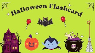 Halloween Flashcards for Kids | Halloween Vocabulary |  Halloween vocabulary for kids