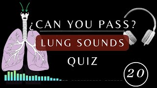 Name That Lung Sound Quiz | Normal and Abnormal lung sounds, types, #respiratory