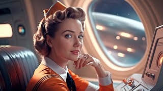 1950s life in retro future world - AI short Film