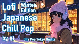 【Lofi Japanese Chillpop】冬の穏やかな夜 - リラックスプレイリスト / AI-Crafted Lofi Chillpop Japanesepop- Winter Edition