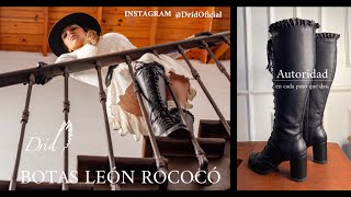 Botas León Rococó • Autoridad en cada paso que das….