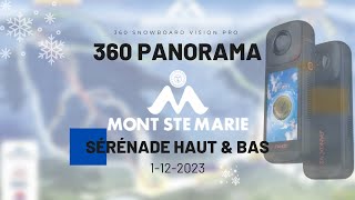 Première expérience Immersive 360° au Mont Ste-Marie avec la Panox V2