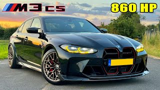 860HP BMW M3 CS // 331KMH | 206MPH REVIEW on AUTOBAHN