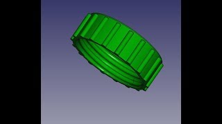 FreeCad Крышка канистры