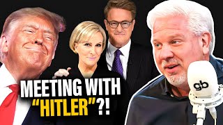 Why did MSNBC “Morning Joe” MEET with Trump after YEARS of calling him Hitler?!