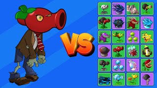 VEGEZOMBI LANZAPETACEREZAS vs PLANTAS FUSIONADAS | PvZ Fusion