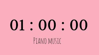 Hẹn giờ 1 tiếng tập trung & học tập với Piano | Pomodoro 1 Hours Study & Focus Timer with Piano