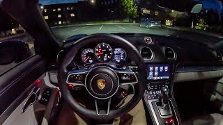 2024 Porsche 718 Boxster Style Edition - POV Night Drive (Binaural Audio)