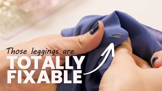 Best Way To Fix Hole in Leggings (Ep. 9)