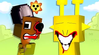 YELLOW SIMON EATS ORANGE OREN! - Incredibox Sprunki Minecraft Horror Animation