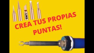 PUNTAS CASERAS _ COMO HACER PUNTAS PARA CAUTIN