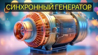 СИНХРОННЫЙ ГЕНЕРАТОР ПЕРЕМЕННО ТОКА - Как появляется электроэнергия? Якорь, ротор , статор , ЭДС.