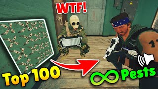 TOP 100 FUNNIEST FAILS & RANDOM Moments IN RAINBOW SIX SIEGE (Part 4)