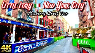 New York City  Little Italy 🇮🇹 Mulberry Street Tour