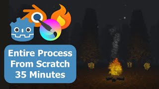 Godot 4 - Forest Night Environment From Scratch